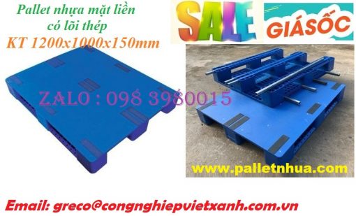 Pallet nhựa có lõi sắt