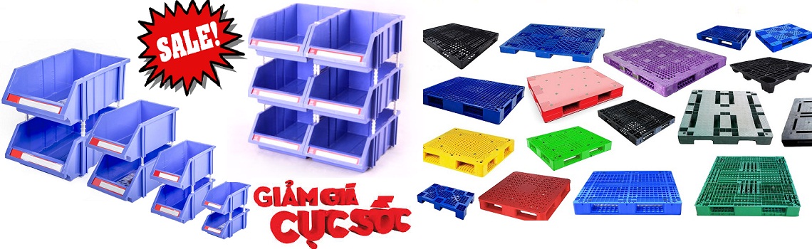 Pallet nhựa Việt Xanh cho nhu cầu kho và xưởng