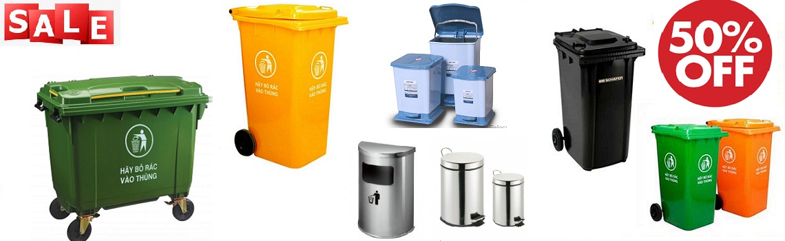 Các mẫu thùng rác Việt Xanh cho nhu cầu thu gom